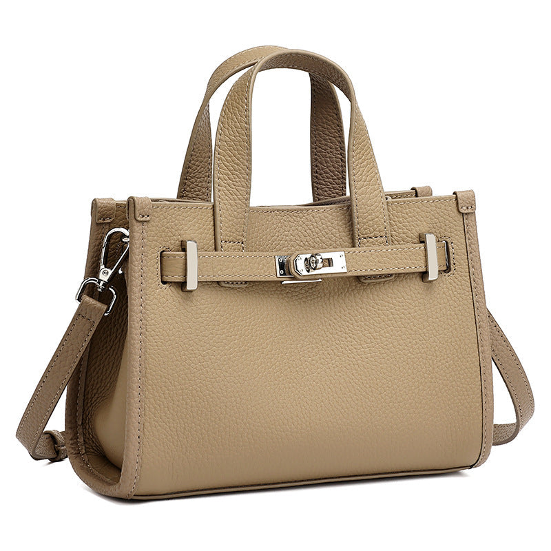 Structured Belted Leather Mini Tote, product image 13