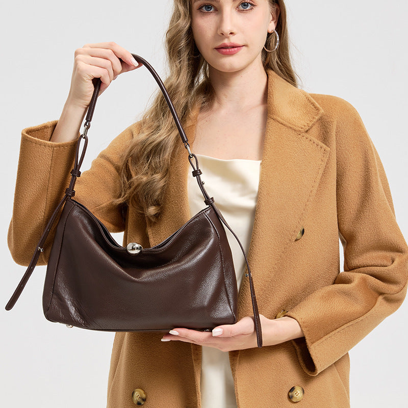 Slouchy Leather Shoulder Bag, product image 7