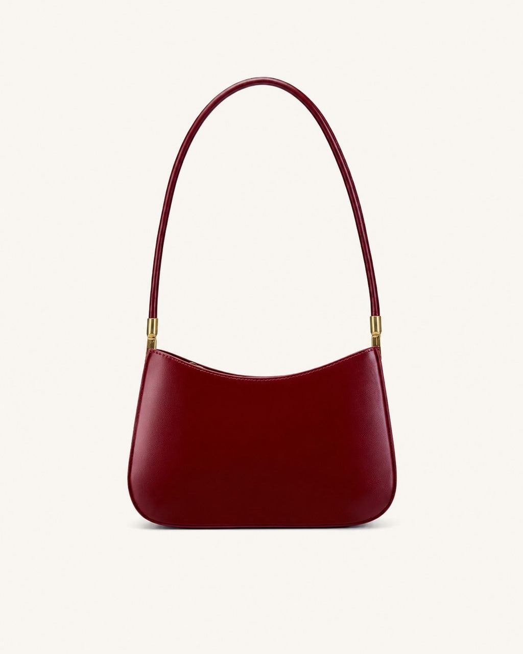 Sculptural Oval Leather Shoulder Bag, product image 1