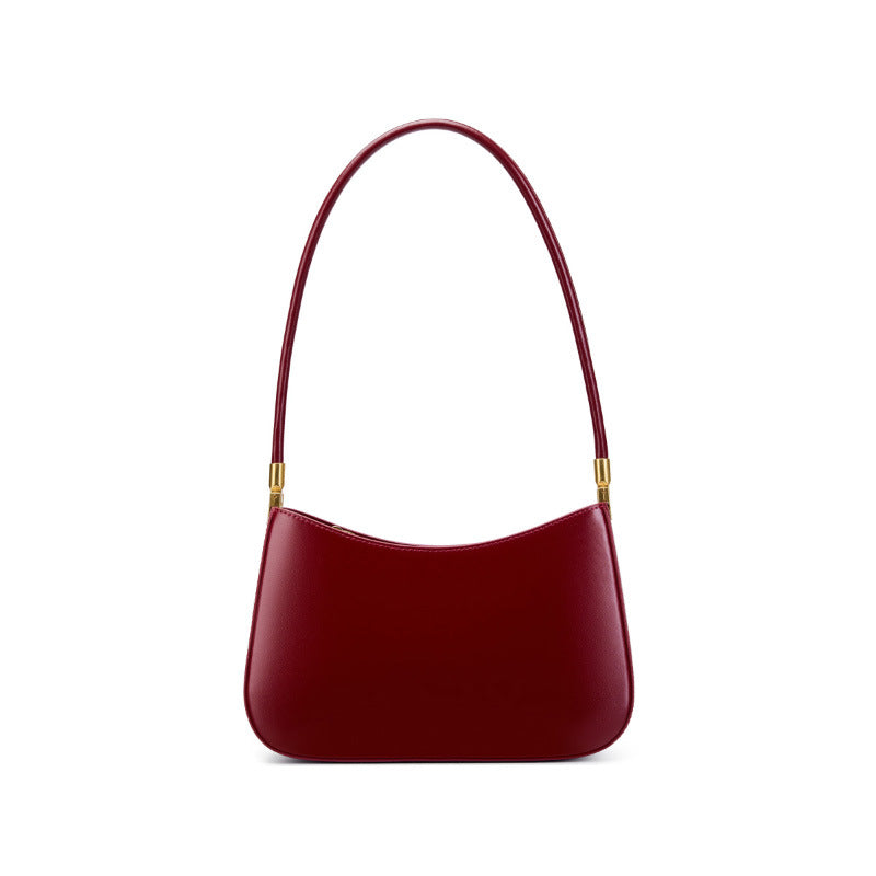 Sculptural Oval Leather Shoulder Bag, product image 6