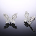 Butterfly Zircon Stud Earrings, product image 2
