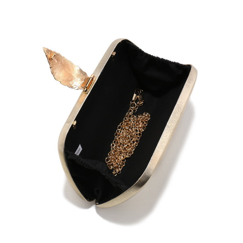 Textured Shell Evening Clutch, product image 4