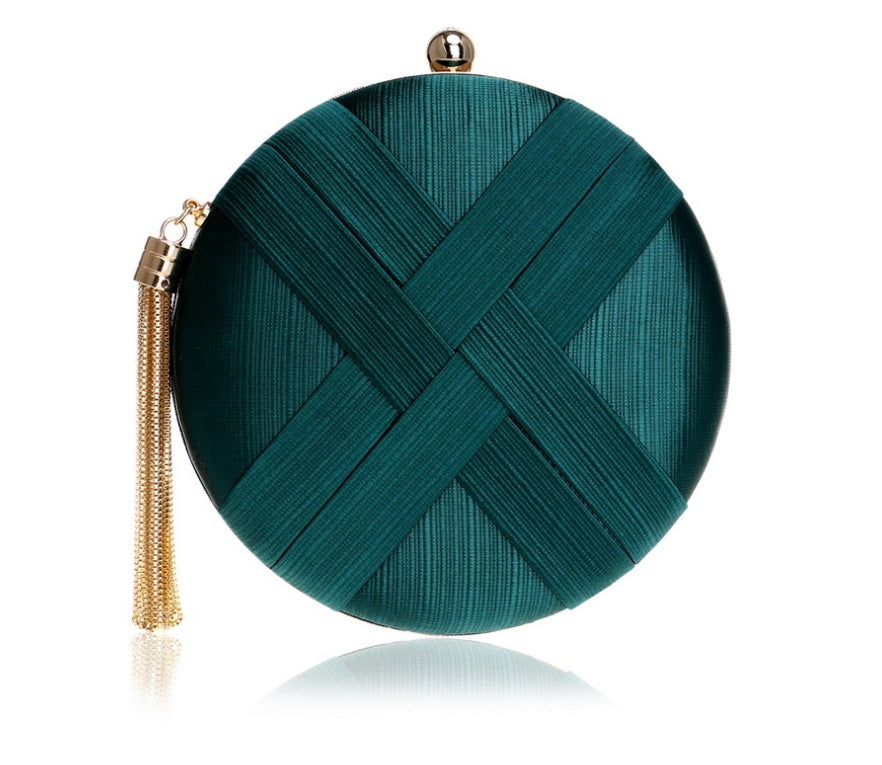 Circular Woven Evening Clutch, product image 4
