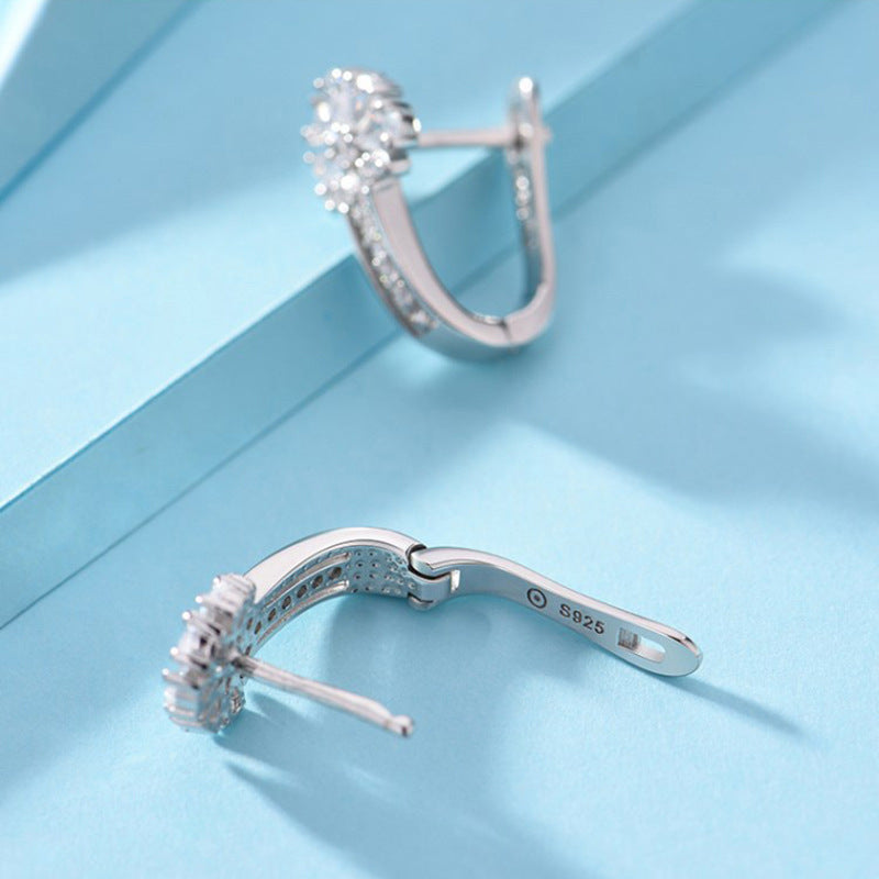 Petal Cluster Hoop Earrings, product image 5