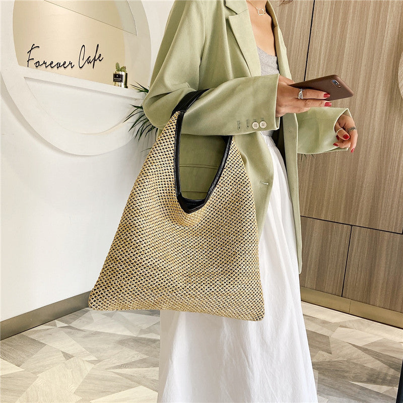 Woven Triangle Shoulder Bag, product image 5