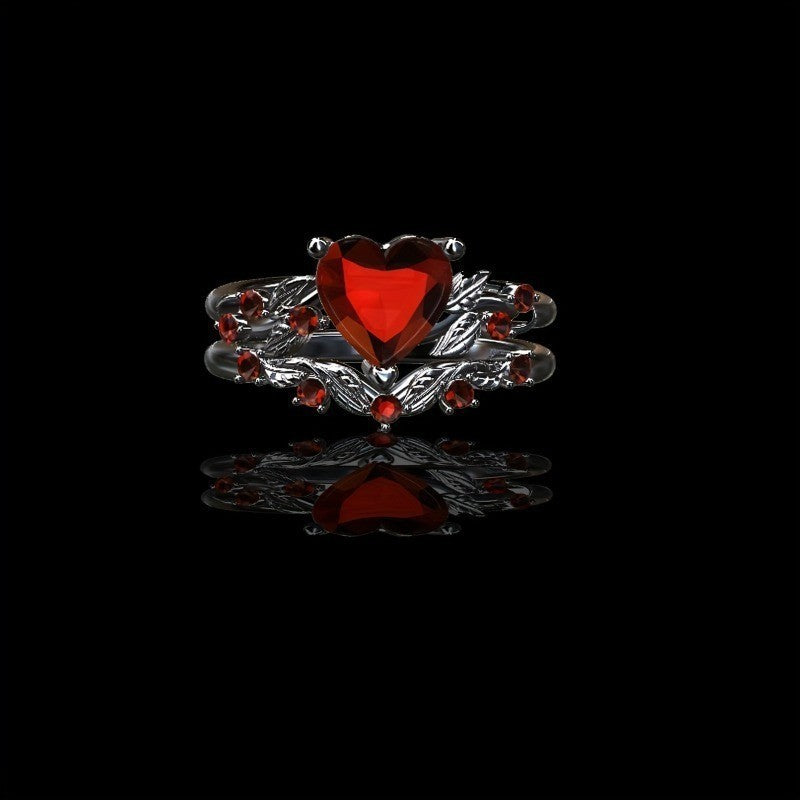 Heart Motif Stackable Ring Set, product image 5