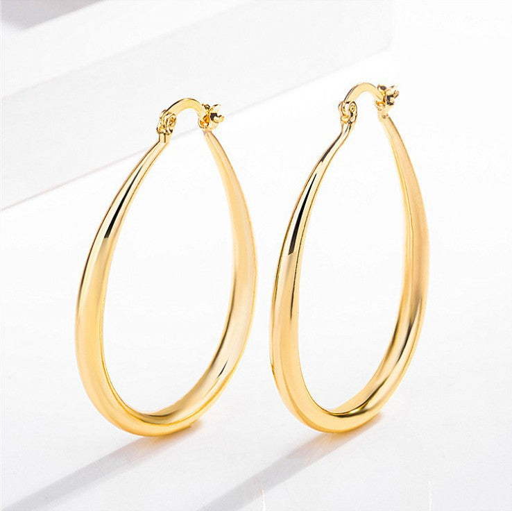 Teardrop Hoop Earrings, product image 5