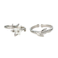 Blossom and Bamboo Adjustable Ring Set, product image 3