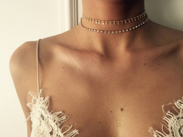 Crystal Tennis Choker Necklace, product image 5