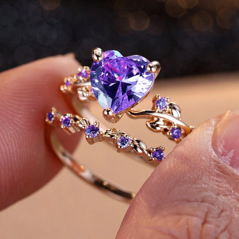 Heart Motif Stackable Ring Set, product image 7