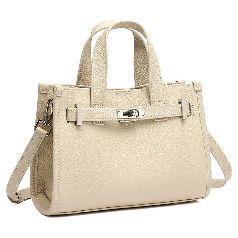 Structured Belted Leather Mini Tote, product image 12