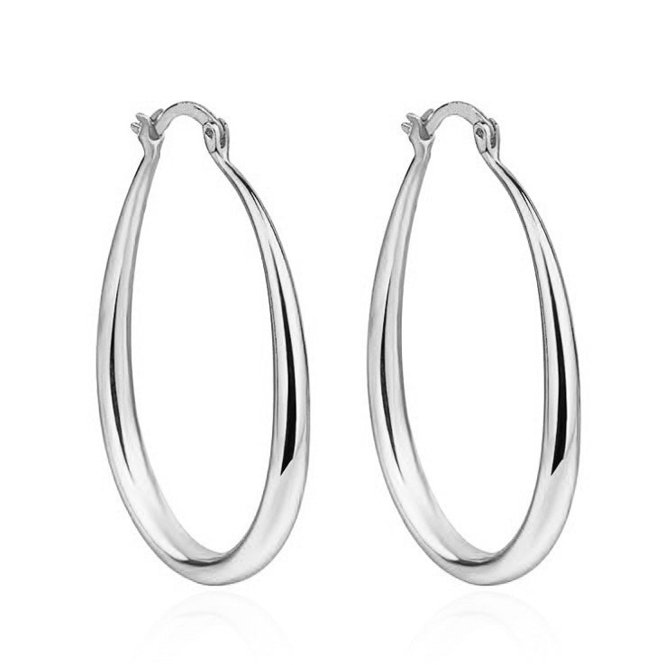 Teardrop Hoop Earrings, product image 9