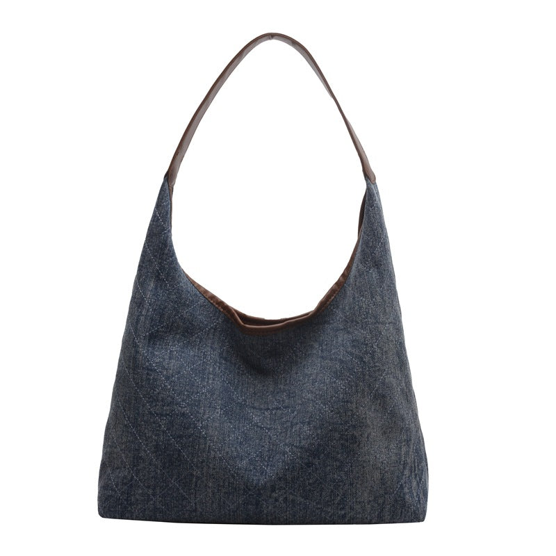 Classic Denim Canvas Shoulder Bag, product image 6