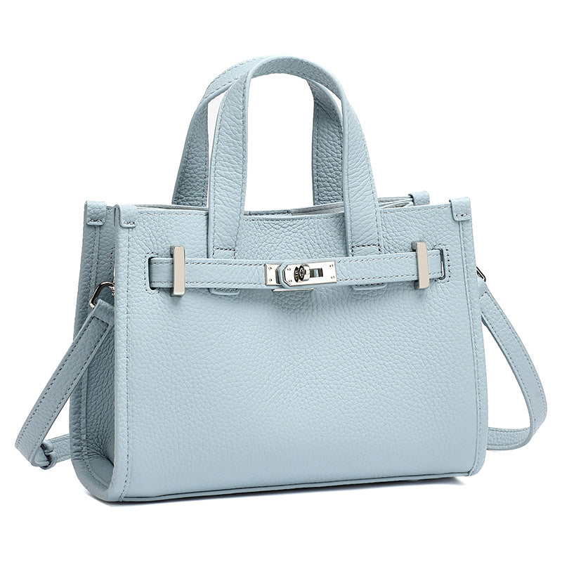 Structured Belted Leather Mini Tote, product image 10
