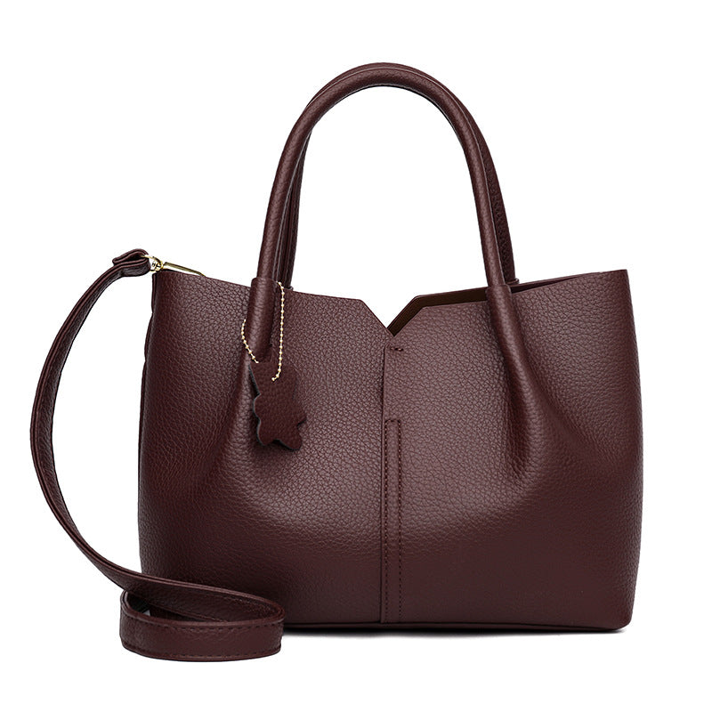 Structured V-Top Tote Bag, product image 5