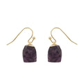 Organic Cut Natural Stone Hook Earrings, product image 11