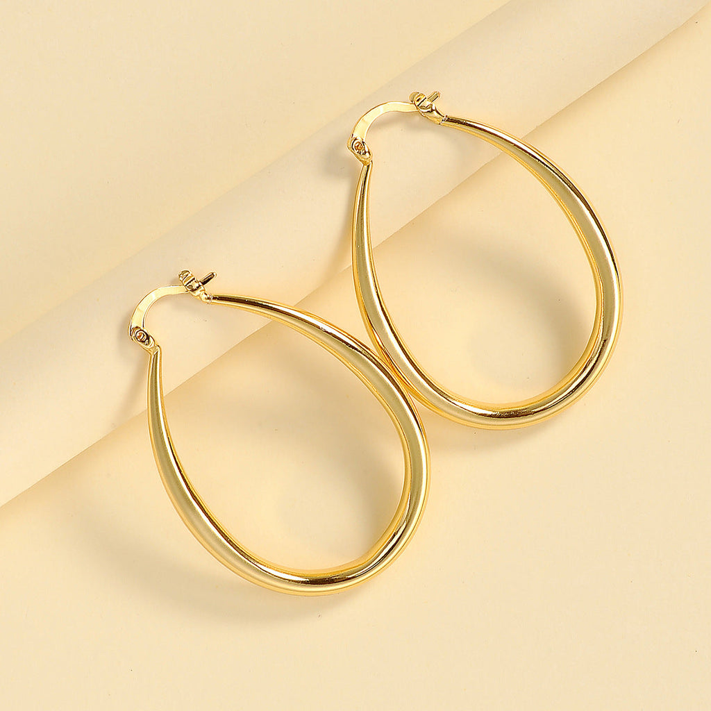 Teardrop Hoop Earrings, product image 10