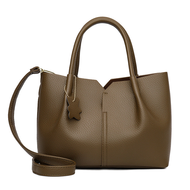 Structured V-Top Tote Bag, product image 8