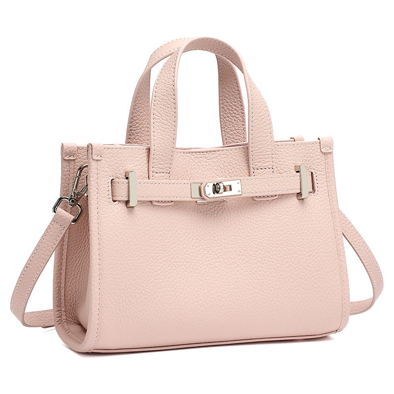 Structured Belted Leather Mini Tote, product image 6