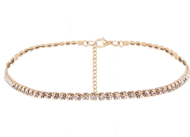 Crystal Tennis Choker Necklace, product image 7