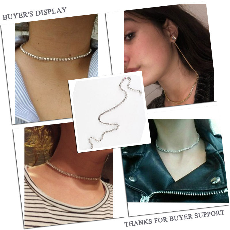 Crystal Tennis Choker Necklace, product image 6