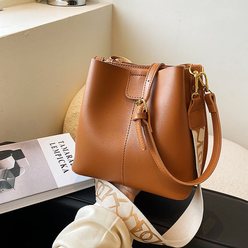 Structured Patterned Strap Bucket Bag, product image 2