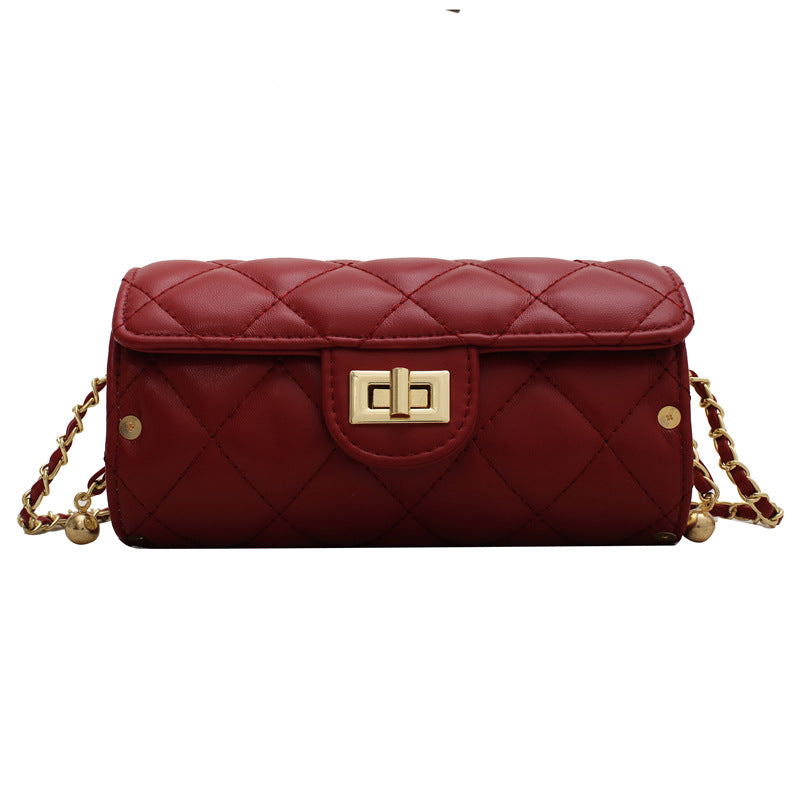 Quilted Cylindrical Shoulder Bag, product image 4