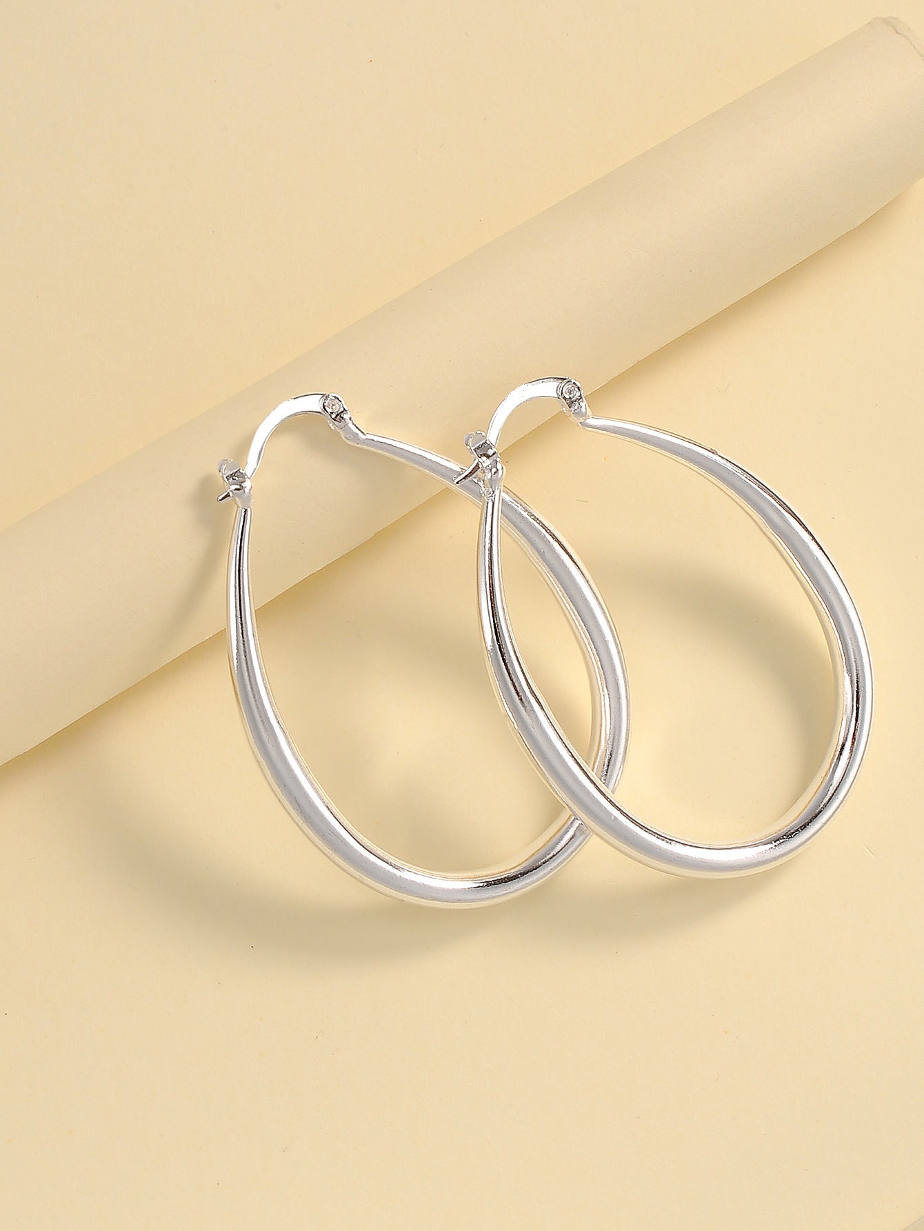 Teardrop Hoop Earrings, product image 6