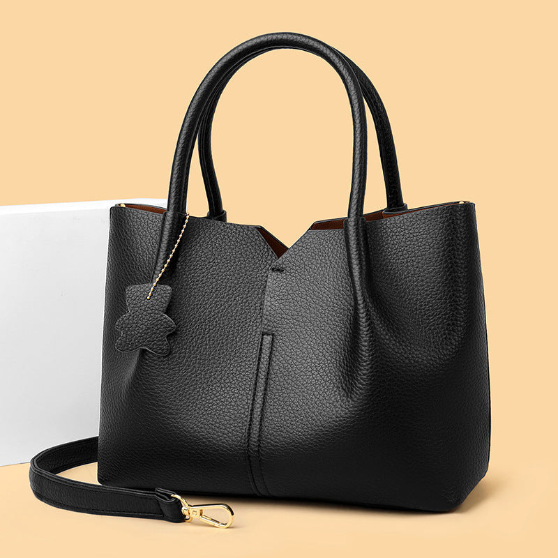Structured V-Top Tote Bag, product image 4