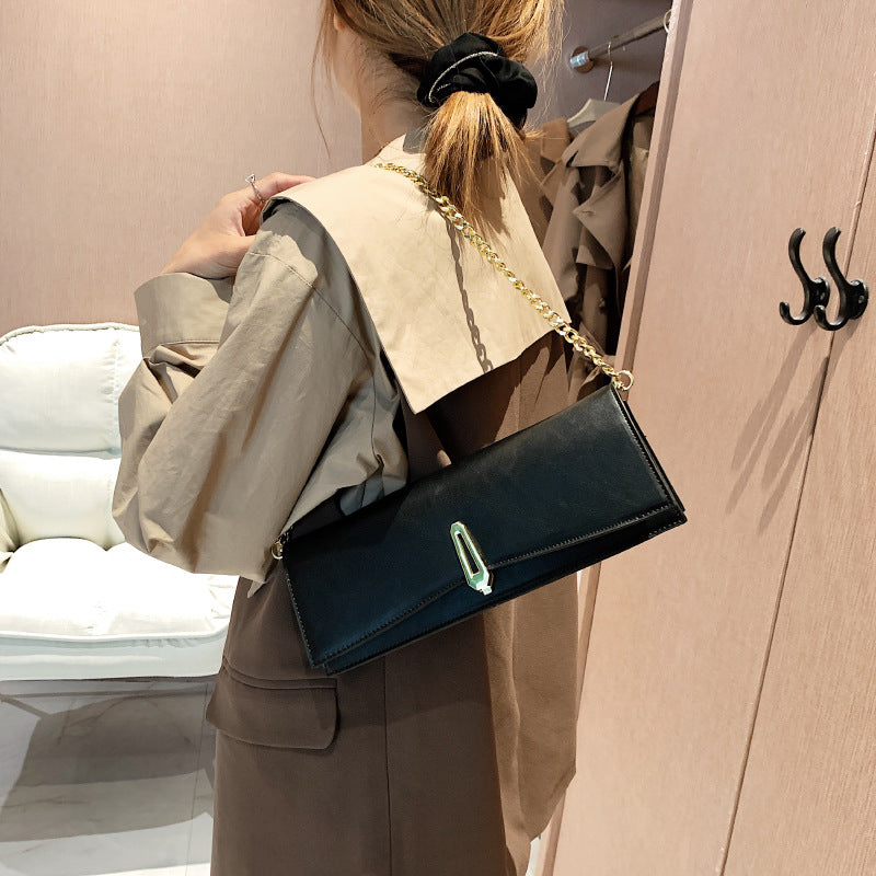 Minimalist Chain-Strap Shoulder Bag, product image 8