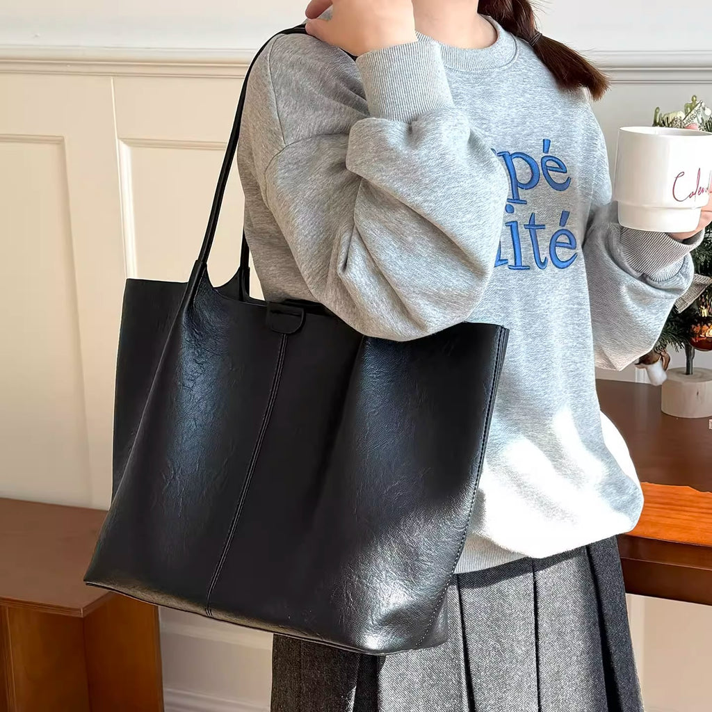 Minimalist Soft Shoulder Tote, product image 3