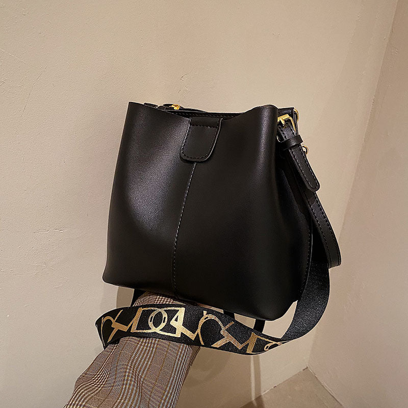 Structured Patterned Strap Bucket Bag, product image 6