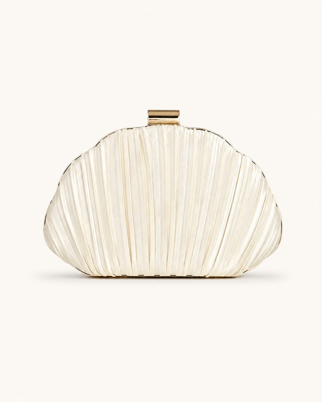 Pleated Shell Crossbody Clutch, product image 1