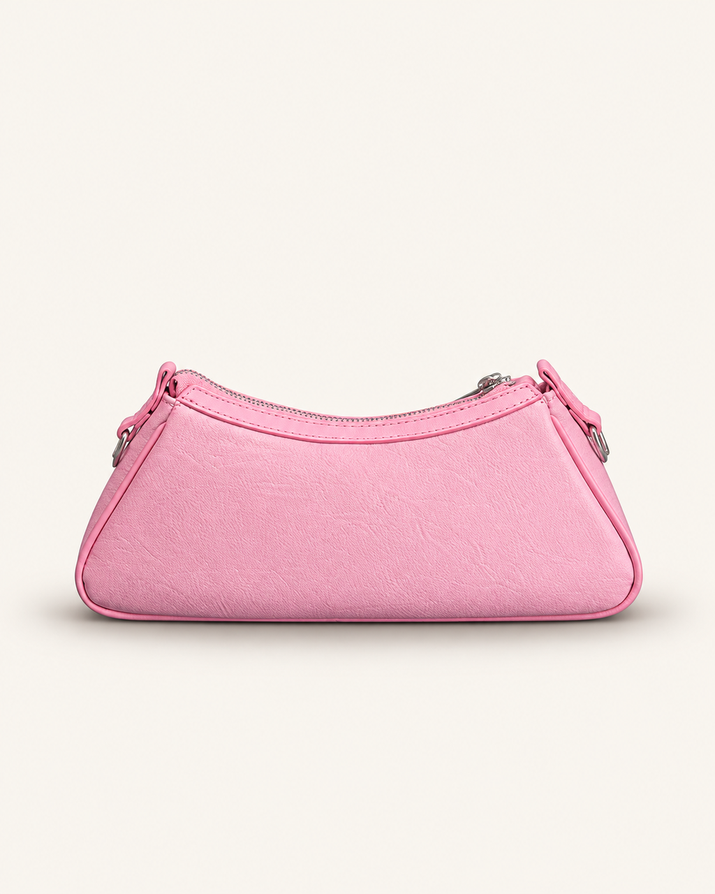 Demi-Lune Leather Shoulder Bag