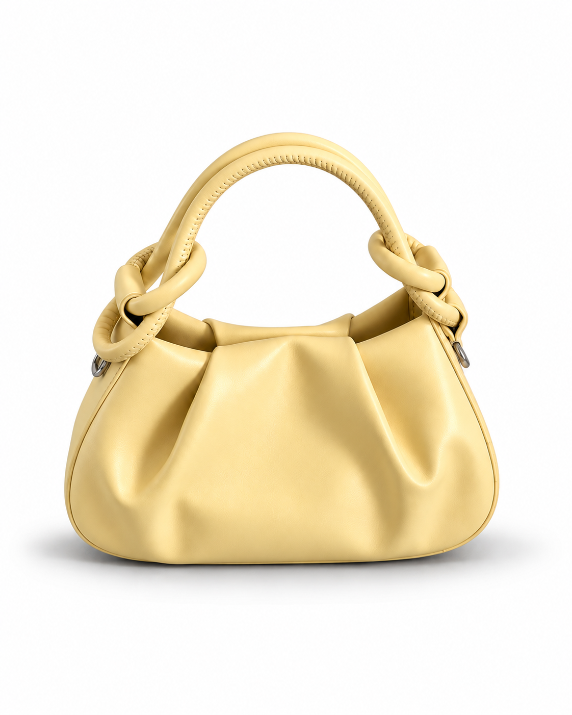 Ruched Knot Shoulder Bag