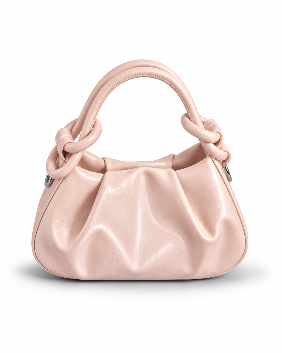 Ruched Knot Shoulder Bag