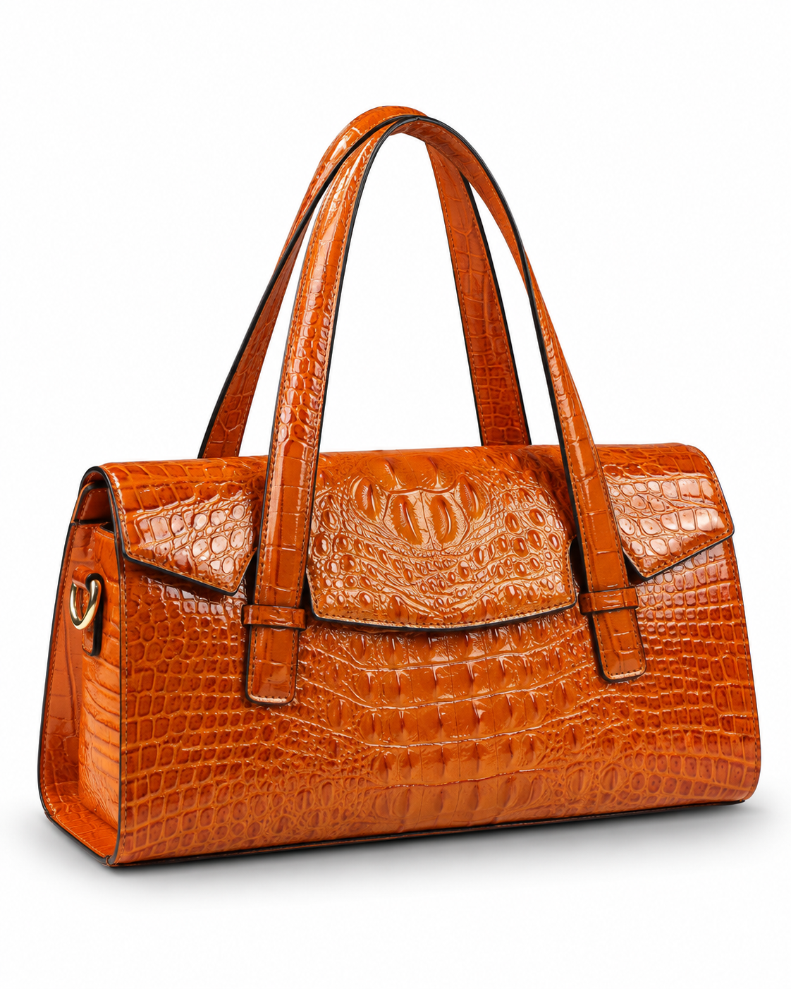 The Camille Croc Satchel