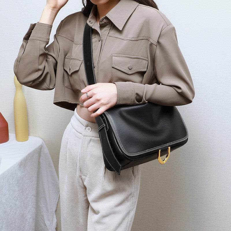Minimalist Leather Shoulder Bag, product image 8