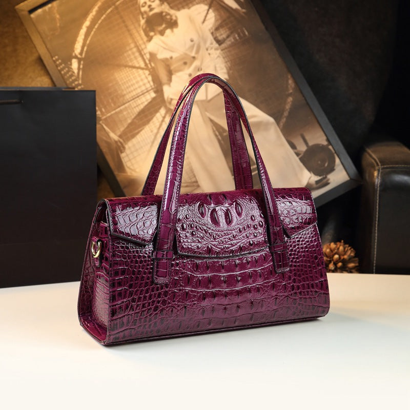 The Camille Croc Satchel, product image 6