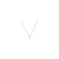 Solitaire Pearl Drop Box Chain Necklace, product image 6