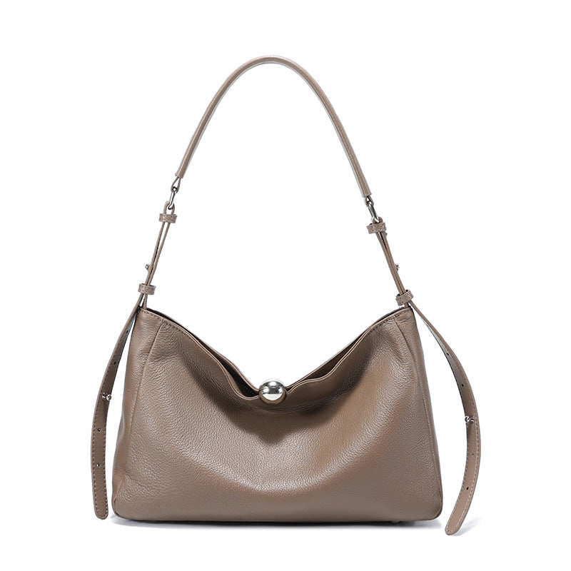 Slouchy Leather Shoulder Bag, product image 3