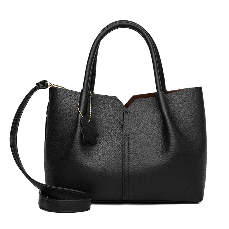 Structured V-Top Tote Bag, product image 2