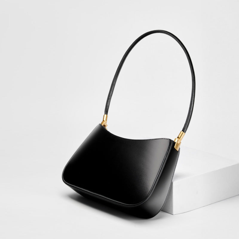 Sculptural Oval Leather Shoulder Bag, product image 3