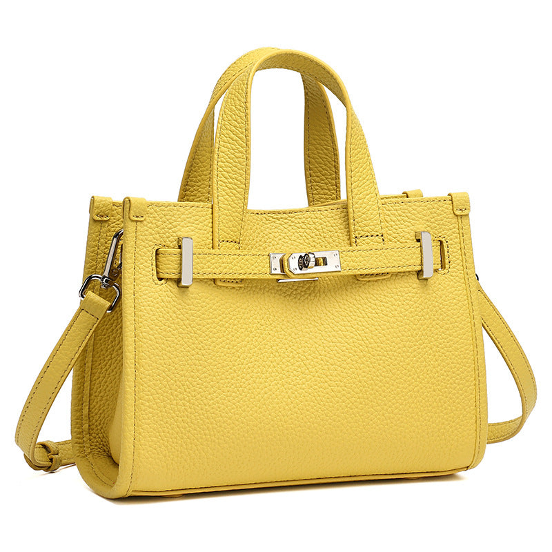 Structured Belted Leather Mini Tote, product image 11