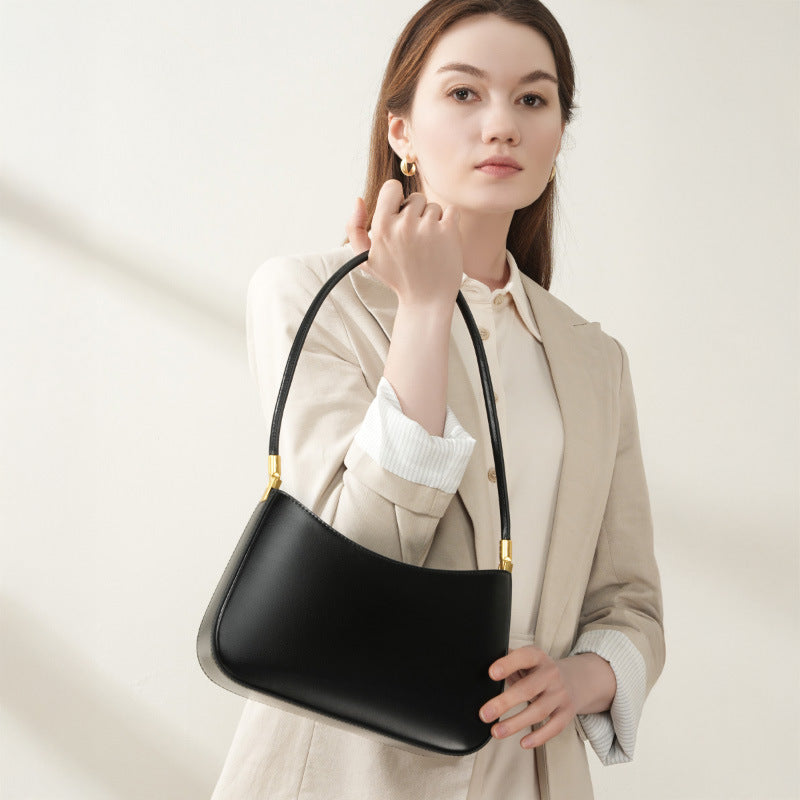 Sculptural Oval Leather Shoulder Bag, product image 8