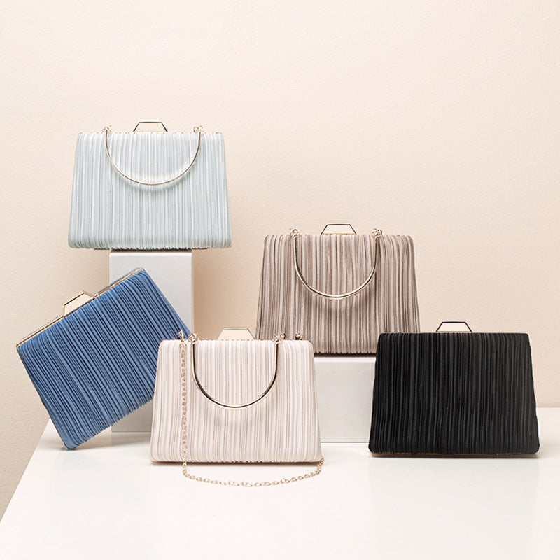 Plissé Frame Evening Bag, product image 5