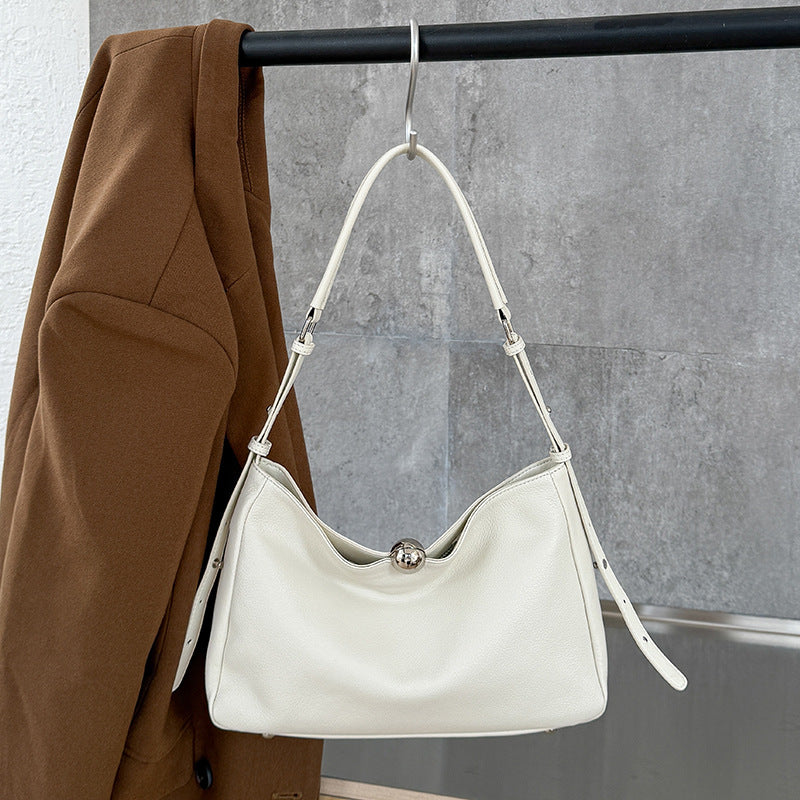 Slouchy Leather Shoulder Bag, product image 8